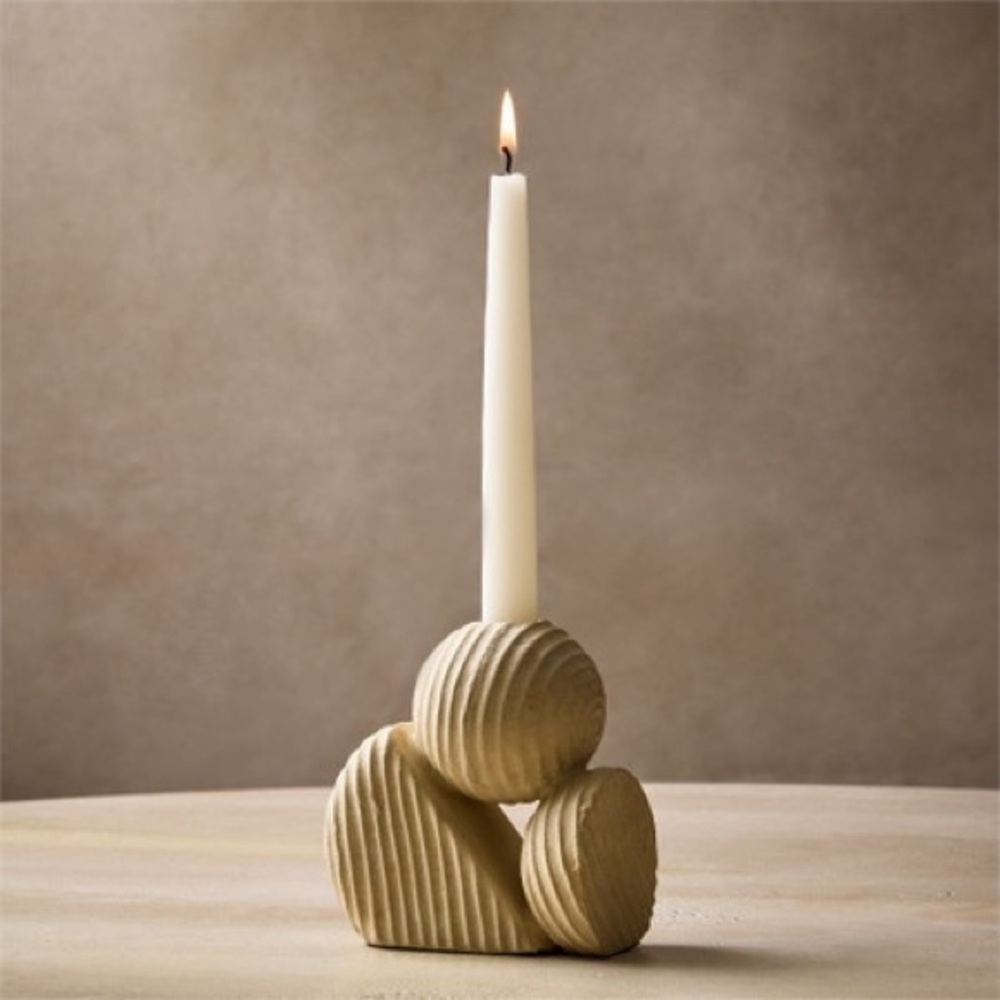 NWT West Elm Ceramic Taper Holder